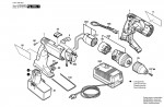 Bosch 0 601 946 403 Gsr 14,4 Vpe-2 Cordless Screw Driver 14.4 V / Eu Spare Parts